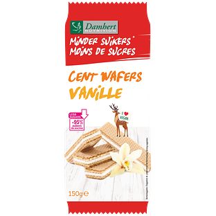 Damhert Low Carb Centwafers vanille 150GR
