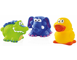 Nuby Zwemmende Badfiguren Set van 3 stuks 1ST Nuby Zwemmende Badfiguren Set van 3 stuks 1ST