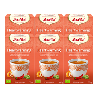 Yogi Tea Heartwarming Voordeelverpakking 6x17ST