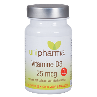 Unipharma Vitamine D3 25mcg Capsules 180CP