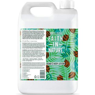 Faith in Nature Coconut Hand & Body Lotion Navulverpakking 5LT