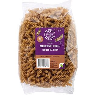 Your Organic Nature Bruine Rijst Fusilli 500GR Your Organic Nature Bruine Rijst Fusilli 500GR