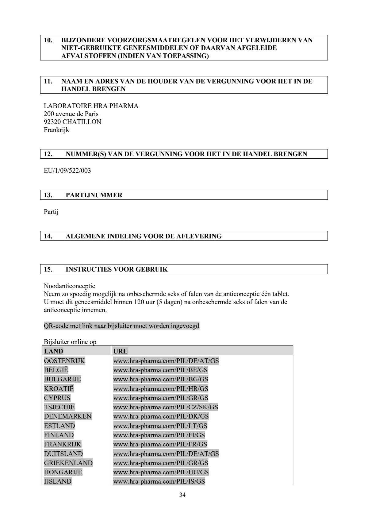 Noodanticonceptie Tablet afbeelding van document #34, leaflet