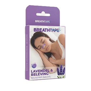 Breathtape Lavendel & Beleving Neusstrip (nacht) 30ST Breathtape Lavendel & Beleving Neusstrip (nacht) 30ST