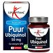 Lucovitaal Puur Ubiquinol 50mg Capsules 30CP Verpakking met pot ernaast