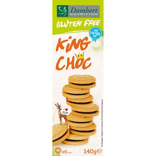 Damhert Gluten Free King Choc Koeken Lactose Free 140GR