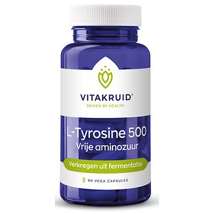Vitakruid L-Tyrosine 500mg uit fermentatie 60CP