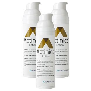 Actinica Lotion SPF50+ Trio-verpakking 3x80GR