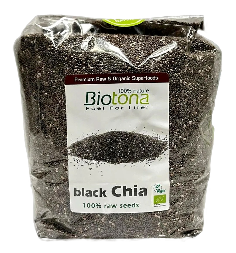 Biotona Black Chia Raw Seeds