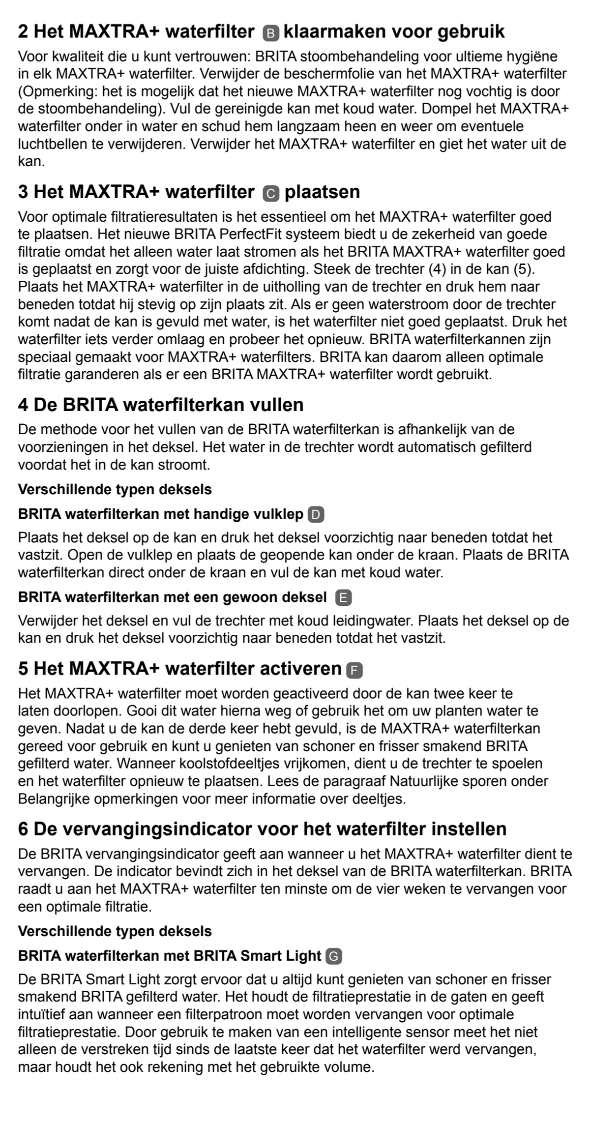 Waterfilterkan Marella Blauw XL + 1 Maxtra Filterpatroon afbeelding van document #22, instructions
