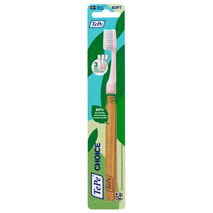 TePe Choice Soft RozeTandenborstel 3ST TePe Choice Soft RozeTandenborstel 3ST