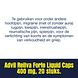 Advil Reliva Forte Liquid Capsules 400 mg - voor pijn en koorts 20CP belofte