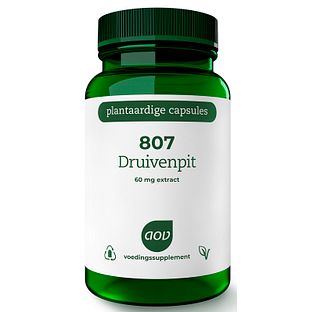 AOV 807 Druivenpitten-extract 60mg Vegacaps 60VCP