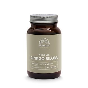 Mattisson HealthStyle Biologische Ginkgo Biloba Capsules 60VCP