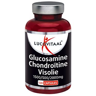 Lucovitaal Glucosamine Chondroïtine Visolie 1500/500/200mg Capsules 120CP