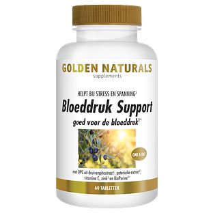 Golden Naturals Bloeddruk Support Tabletten 60TB