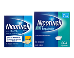 Nicotinell Combineer Pleister 14 mg (14st) en Zuigtablet Mint 1 mg (204st) - 2 Stuks
