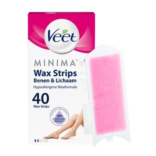Veet Minima Waxstrips Benen & Lichaam 40ST