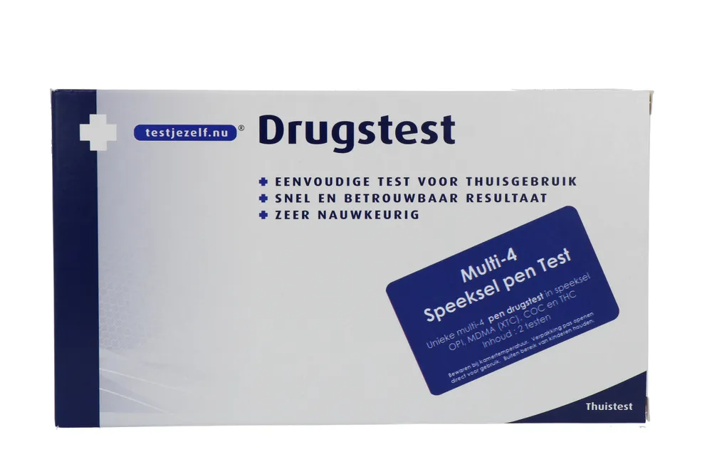 Testjezelf.nu Drugstest Multi-4 Speeksel Pen Test kopen