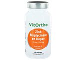 VitOrtho Zink Bisglycinaat En Koper Capsules 60VCP