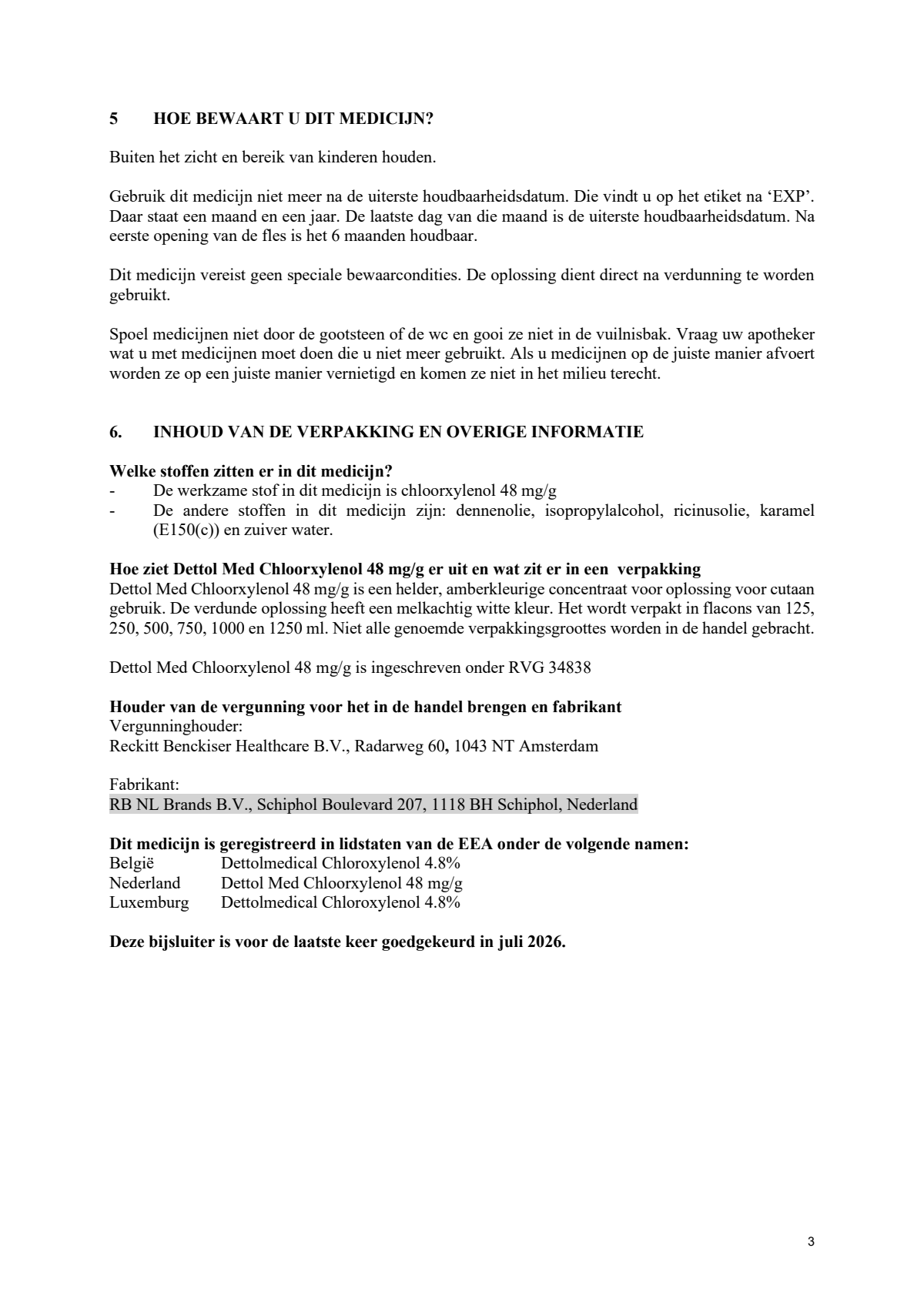 Chloorxylenol 48mg afbeelding van document #3, leaflet