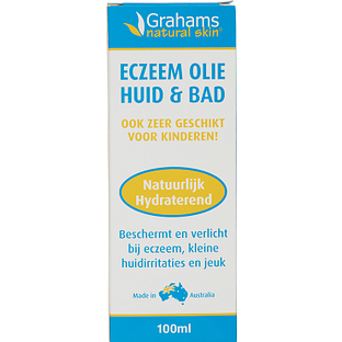 Grahams Eczeem Olie Huid & Bad 100ML Grahams Eczeem Olie Huid & Bad 100ML