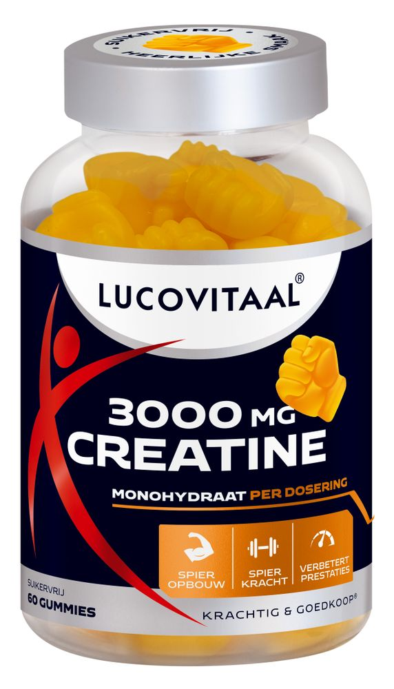 Lucovitaal Creatine 3000mg Gummies 60ST