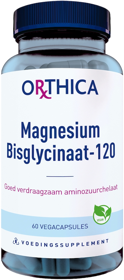 Orthica Magnesium Bisglycinaat-120 (60 stuks) Capsules 60CP