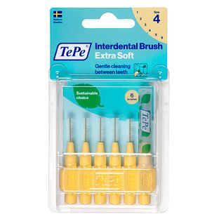 TePe Interdentale Rager Extra Soft Geel 0,7mm 6ST