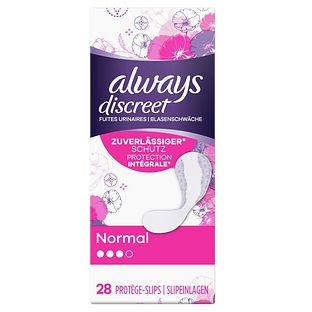 Always Discreet Incontinentie Inlegkruisjes Normal 28ST
