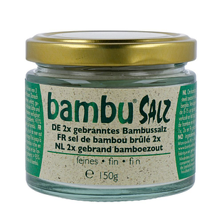 Bambu Salz Bamboezout Fijn 2x Gebrand 150GR Bambu Salz Bamboezout Fijn 2x Gebrand 150GR