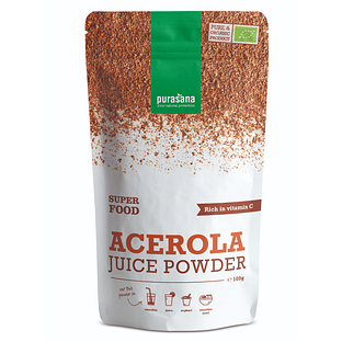 Purasana Vegan Acerola Juice Powder 100GR