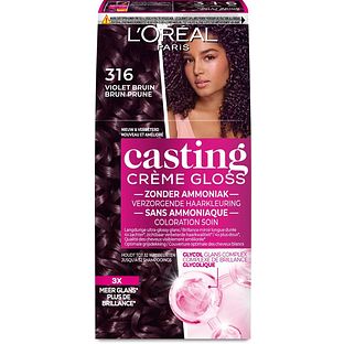 L'Oréal Paris Casting Crème Gloss Haarkleuring Violet Bruin 316 1ST