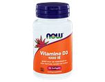 NOW Vitamine D3 1000IE Softgels 90ST NOW Vitamine D3 1000IE Softgels 90ST