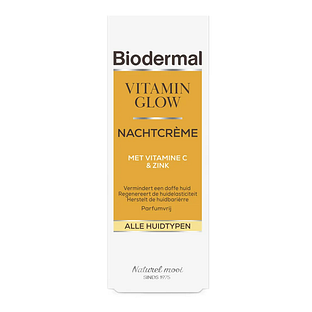 Biodermal Nachtcrème Vitamin Glow 50ML Biodermal Nachtcrème Vitamin Glow 50ML