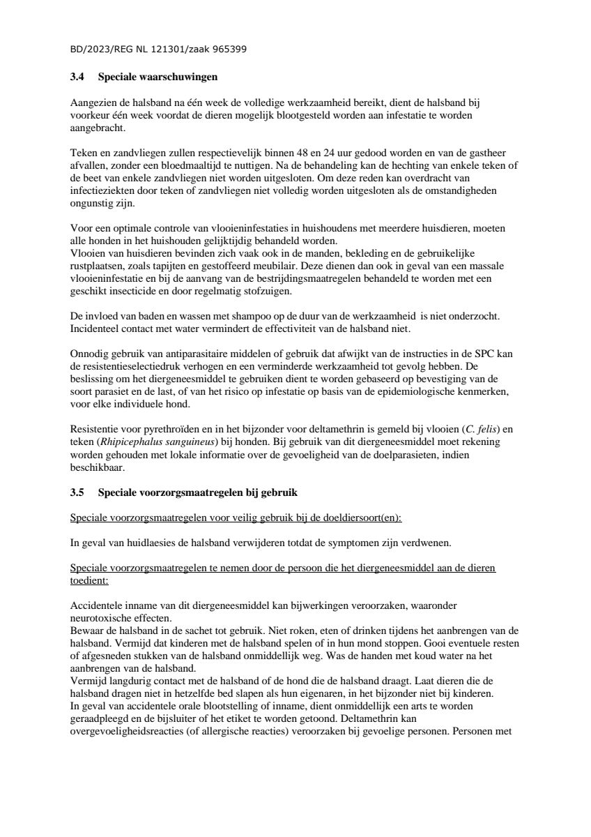 Canishield Halsband Grote Honden afbeelding van document #3, leaflet