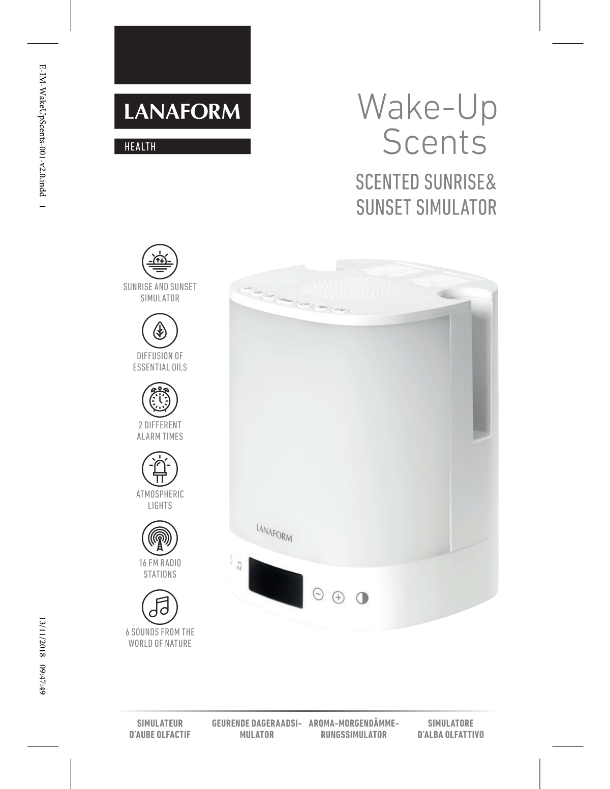 Wake-Up Light Scents afbeelding van document #1, instructions