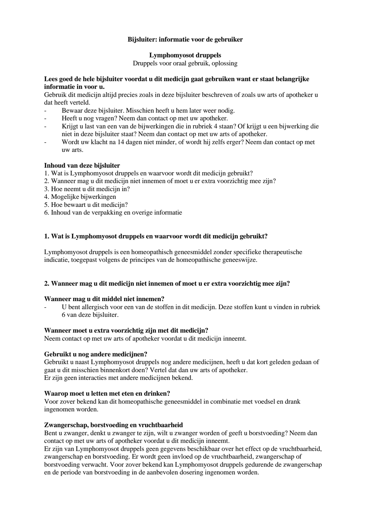 Lymphomyosot Druppels afbeelding van document #2, leaflet