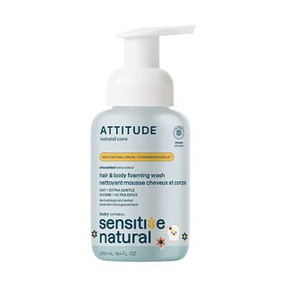 Attitude Oatmeal Sensitive Natural Baby Care Hair & Body Natural Foaming Wash 250ML Attitude Oatmeal Sensitive Natural Baby Care Hair & Body Natural Foaming Wash 250ML