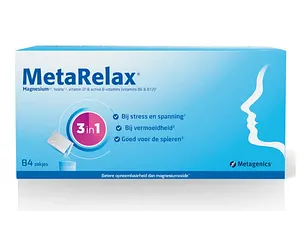 Gratis verzending 25% korting* Metagenics MetaRelax Zakjes | 84ZK Advies van fabrikant 56,59 42,44