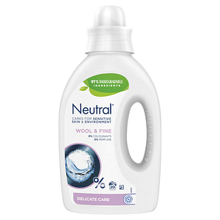Neutral Wasmiddel Vloeibaar Wol & Fijn 1LT Neutral Wasmiddel Vloeibaar Wol & Fijn 1LT