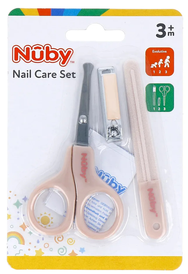 Nuby Nail Care Set 3+M Nuby Nail Care Set 3+M