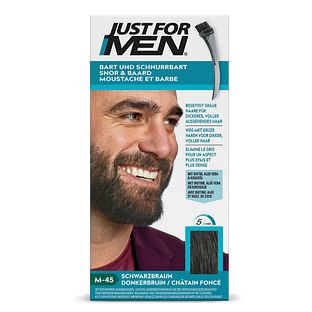 Just For Men Snor & Baard  Haarkleuring - M45 Donkerbruin 1ST