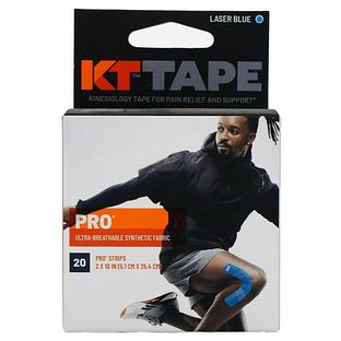 KT Tape Pro Strips Lichtblauw 20ST KT Tape Pro Strips Lichtblauw 20ST