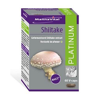 MannaVital Shiitake Platinum Capsules 60VCP MannaVital Shiitake Platinum Capsules 60VCP
