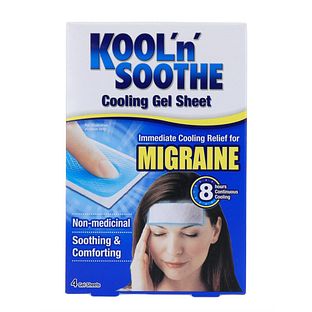 Cura Cool Kool 'n Soothe Migraine Strips 4ST Cura Cool Kool 'n Soothe Migraine Strips 4ST