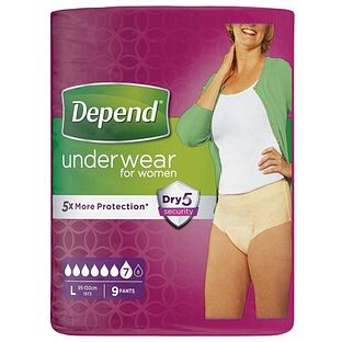 Depend Pants Vrouwen Normal L 9ST Depend Pants Vrouwen Normal L 9ST