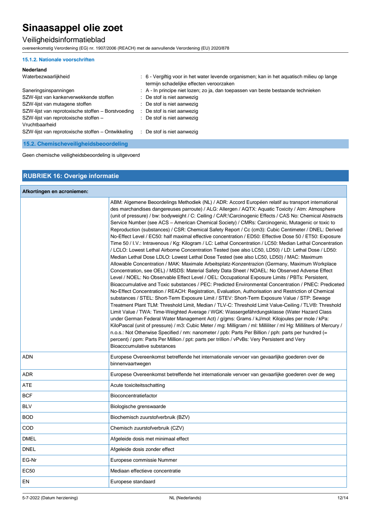 Essentiële Olie Sinaasappel afbeelding van document #12, label