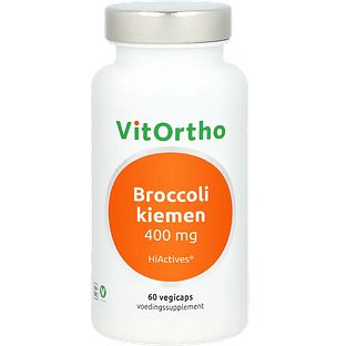 VitOrtho Broccolikiemen 400mg HiActives® Vegicaps 60VCP VitOrtho Broccolikiemen 400mg HiActives® Vegicaps 60VCP