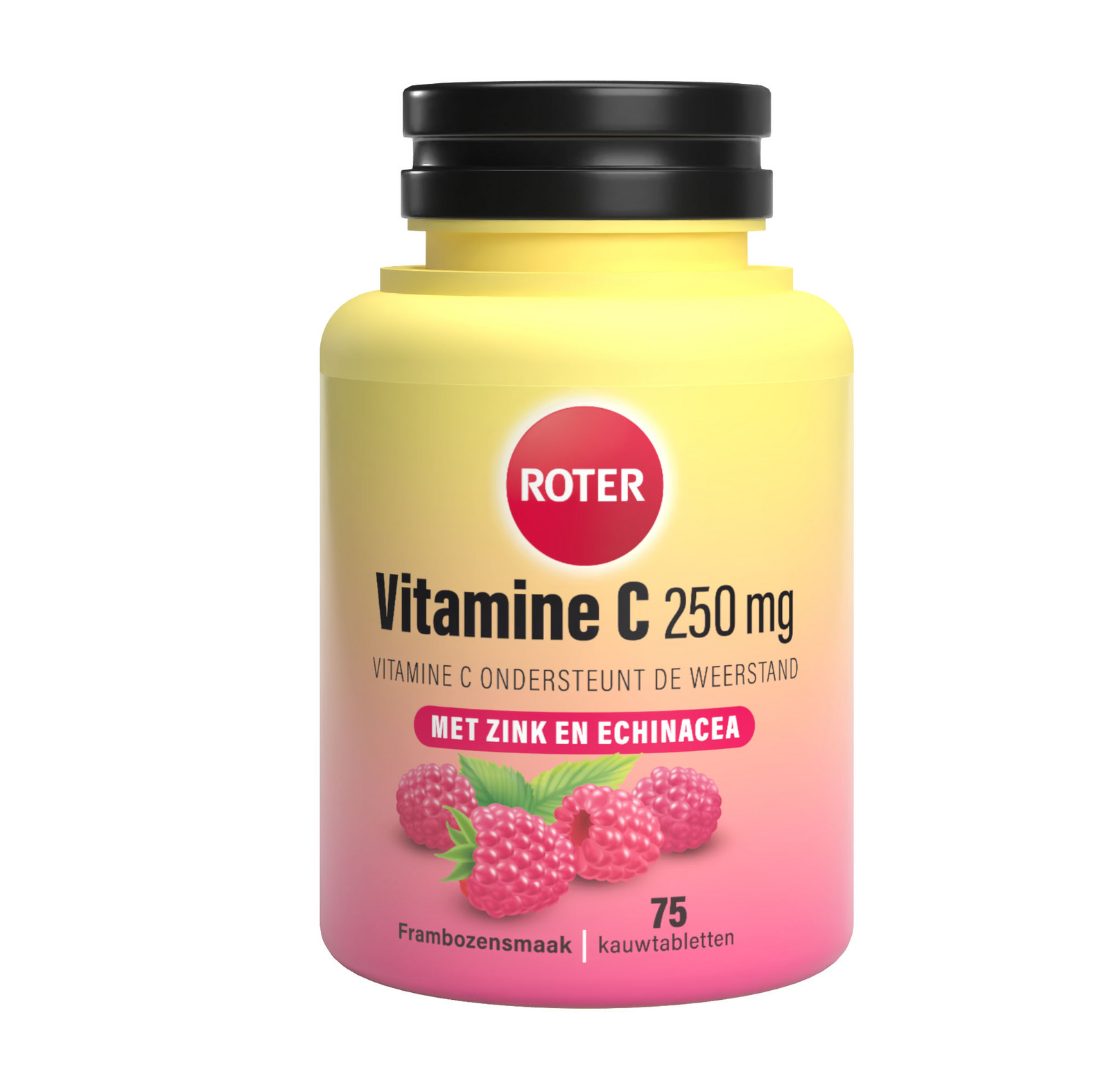 Roter Vitamine C 250 mg Met Zink Tabletten 75TB